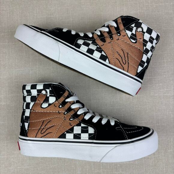🟨 2022 Vans Vault Sk8-Hi “Imran Potato Checkerboard” 6W - Picture 2 of 6